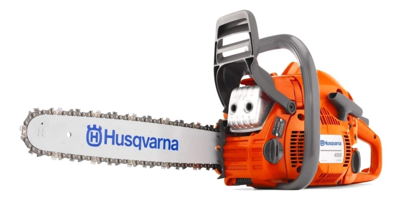 Gas-Powered Chainsaw:
