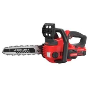 CRAFTSMAN V20 Cordless Chainsaw, 12-Inch (CMCCS620M1) - Best for Powerful Motor