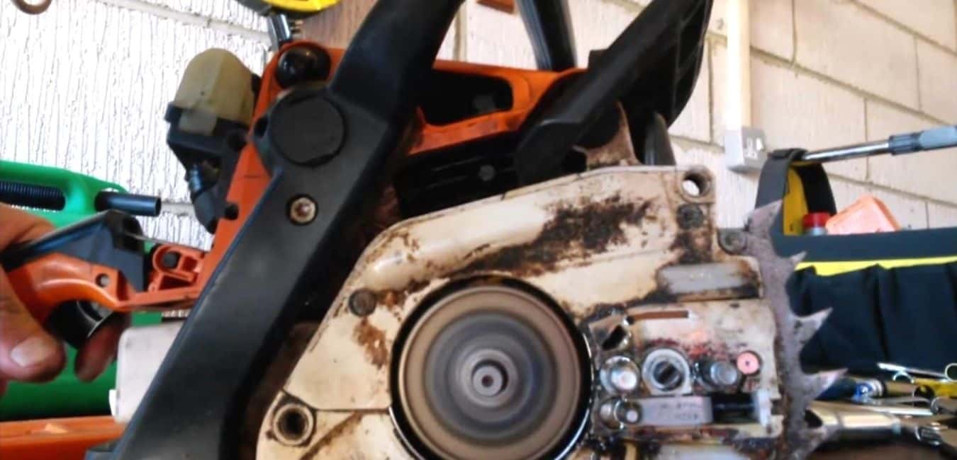 Why is chainsaw clutch overheating
