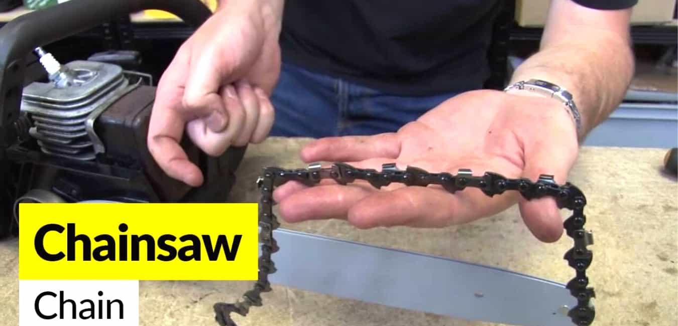 How To Replace A Chainsaw Chain - Put on the New Chain