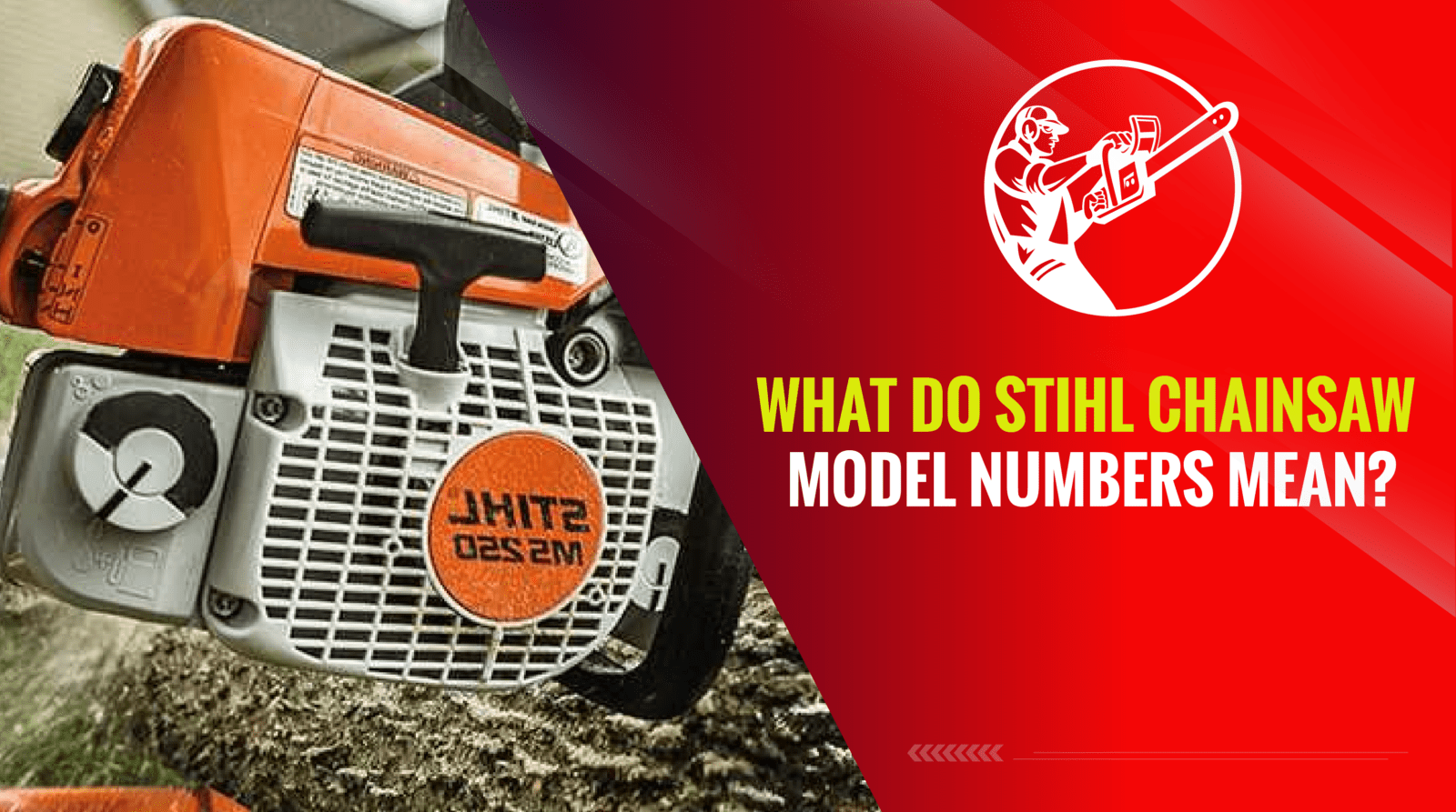 What do Stihl Chainsaw Model Numbers mean